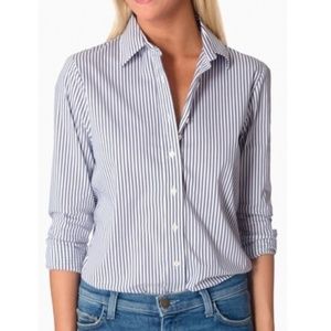 "The Shirt" Wide Stripe Essential Button Down
